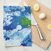 Michael Moffaによる多彩色#14B キッチンタオル (四つ折り)