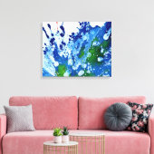 Michael Moffaによる多彩色#14B キャンバスプリント (インサイチュ (リビング))