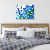 Michael Moffaによる多彩色#14B キャンバスプリント (インサイチュ (寝室))