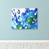 Michael Moffaによる多彩色#14B キャンバスプリント (インサイチュ (ウッドフロア))