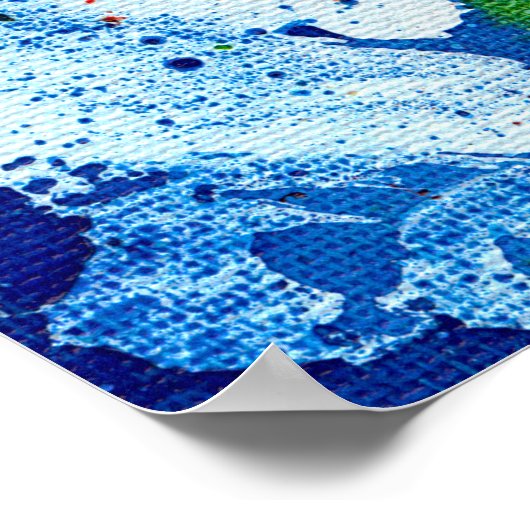 Michael Moffaによる多彩色#14B ポスター (角)