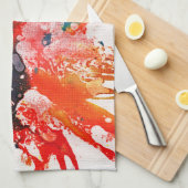 Michael Moffaによる多彩色#15 キッチンタオル (四つ折り)