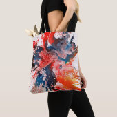 Michael Moffaによる多彩色#15 トートバッグ (クローズアップ)