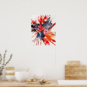 Michael Moffaによる多彩色#15 ポスター (キッチン)