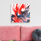 Michael Moffaによる多彩色#15A キャンバスプリント (インサイチュ (リビング))