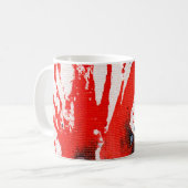 Michael Moffaによる多彩色#15A コーヒーマグカップ (正面左)