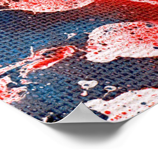 Michael Moffaによる多彩色#15A ポスター (角)