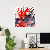 Michael Moffaによる多彩色#15A ポスター (ホームオフィス)