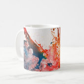 Michael Moffaによる多彩色#15B コーヒーマグカップ (正面左)