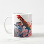 Michael Moffaによる多彩色#15B コーヒーマグカップ (左)