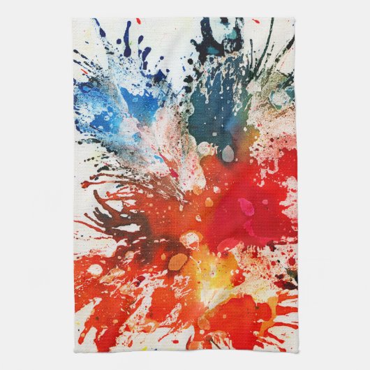 Michael Moffaによる多彩色#16 キッチンタオル (縦)