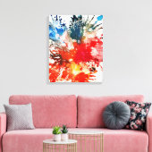 Michael Moffaによる多彩色#16 キャンバスプリント (インサイチュ (リビング))