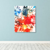 Michael Moffaによる多彩色#16 キャンバスプリント (インサイチュ (ウッドフロア))