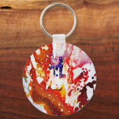 Michael Moffaによる多彩色#1A キーホルダー (正面)