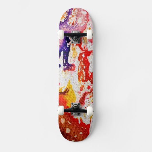 Michael Moffaによる多彩色#1A スケートボード (正面)