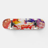 Michael Moffaによる多彩色#1A スケートボード (横)