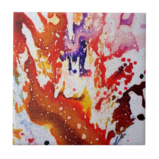 Michael Moffaによる多彩色#1A タイル (正面)