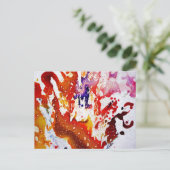 Michael Moffaによる多彩色#1A ポストカード (スタンド正面)