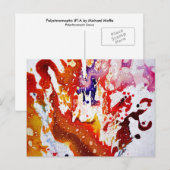 Michael Moffaによる多彩色#1A ポストカード (正面/裏面)