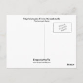 Michael Moffaによる多彩色#1A ポストカード (裏面)