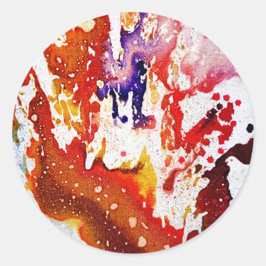 Michael Moffaによる多彩色#1A ラウンドシール (正面)