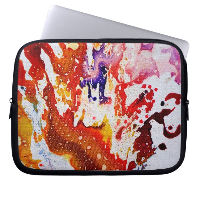 Michael Moffaによる多彩色#1A ラップトップスリーブ (正面)