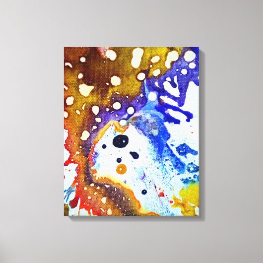 Michael Moffaによる多彩色#1B キャンバスプリント (正面)