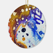 Michael Moffaによる多彩色#1B セラミックオーナメント (左)