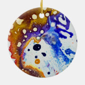 Michael Moffaによる多彩色#1B セラミックオーナメント (裏面)