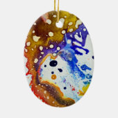 Michael Moffaによる多彩色#1B セラミックオーナメント (裏面)