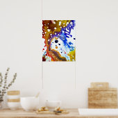 Michael Moffaによる多彩色#1B ポスター (キッチン)