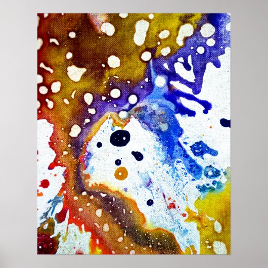 Michael Moffaによる多彩色#1B ポスター (正面)