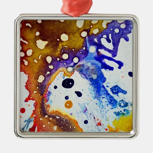 Michael Moffaによる多彩色#1B メタルオーナメント (正面)