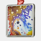 Michael Moffaによる多彩色#1B メタルオーナメント (左)