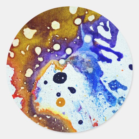 Michael Moffaによる多彩色#1B ラウンドシール (正面)