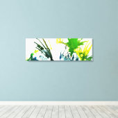 Michael Moffaによる多彩色#2B キャンバスプリント (インサイチュ (ウッドフロア))