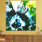 Michael Moffaによる多彩色#2C キャンバスプリント (インサイチュ (リビング))