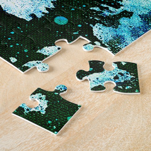 Michael Moffaによる多彩色#2C ジグソーパズル (側面)