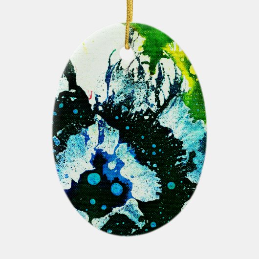 Michael Moffaによる多彩色#2C セラミックオーナメント (正面)