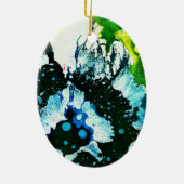 Michael Moffaによる多彩色#2C セラミックオーナメント (裏面)