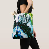 Michael Moffaによる多彩色#2C トートバッグ (クローズアップ)