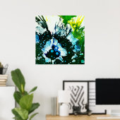 Michael Moffaによる多彩色#2C ポスター (ホームオフィス)