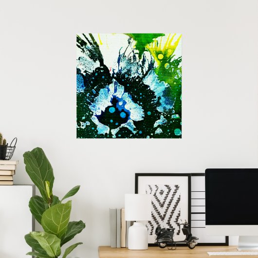 Michael Moffaによる多彩色#2C ポスター (ホームオフィス)