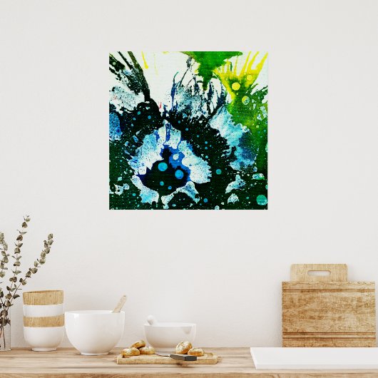 Michael Moffaによる多彩色#2C ポスター (キッチン)