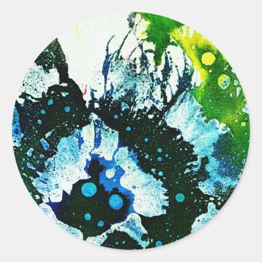 Michael Moffaによる多彩色#2C ラウンドシール (正面)