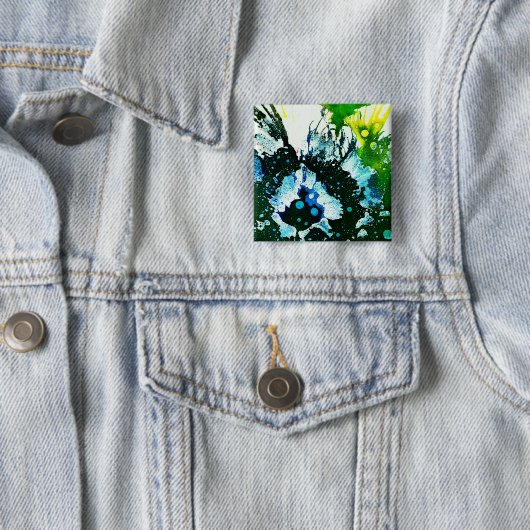 Michael Moffaによる多彩色#2C 缶バッジ (インサイチュ)