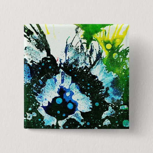 Michael Moffaによる多彩色#2C 缶バッジ (正面)