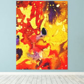 Michael Moffaによる多彩色#3 キャンバスプリント (インサイチュ (ウッドフロア))