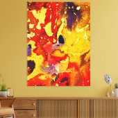 Michael Moffaによる多彩色#3 キャンバスプリント (インサイチュ (リビング))