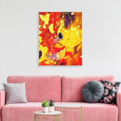 Michael Moffaによる多彩色#3 キャンバスプリント (インサイチュ (リビング))